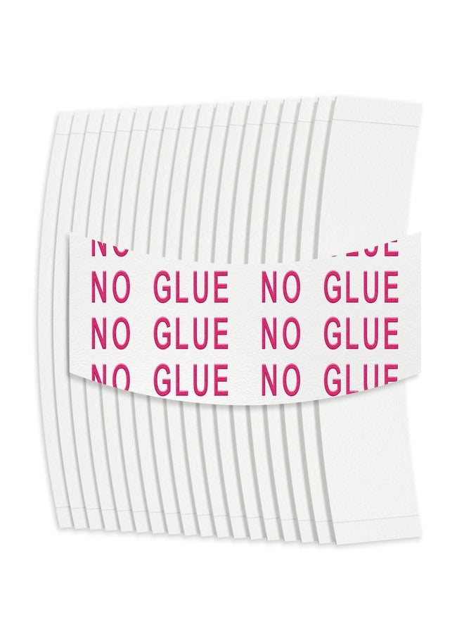 Sunshine Tape No Glue Hairpiece Wig Tape (108 Pieces) - Back Curve - Double Sided Adhesive Tape for Toupee Lace Front Wig Strong Hold Waterproof Strips - Image 1